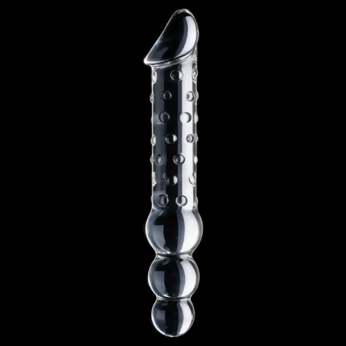 Gläs Double Ended with Anal Beads