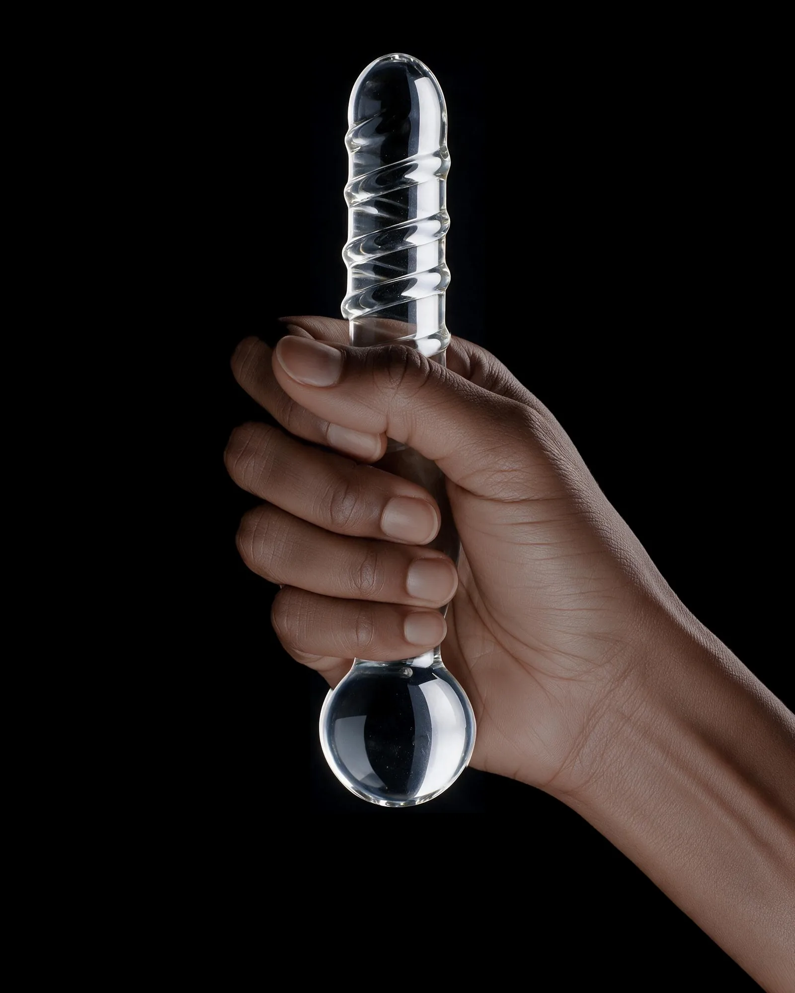 Gläs Joystick Clear