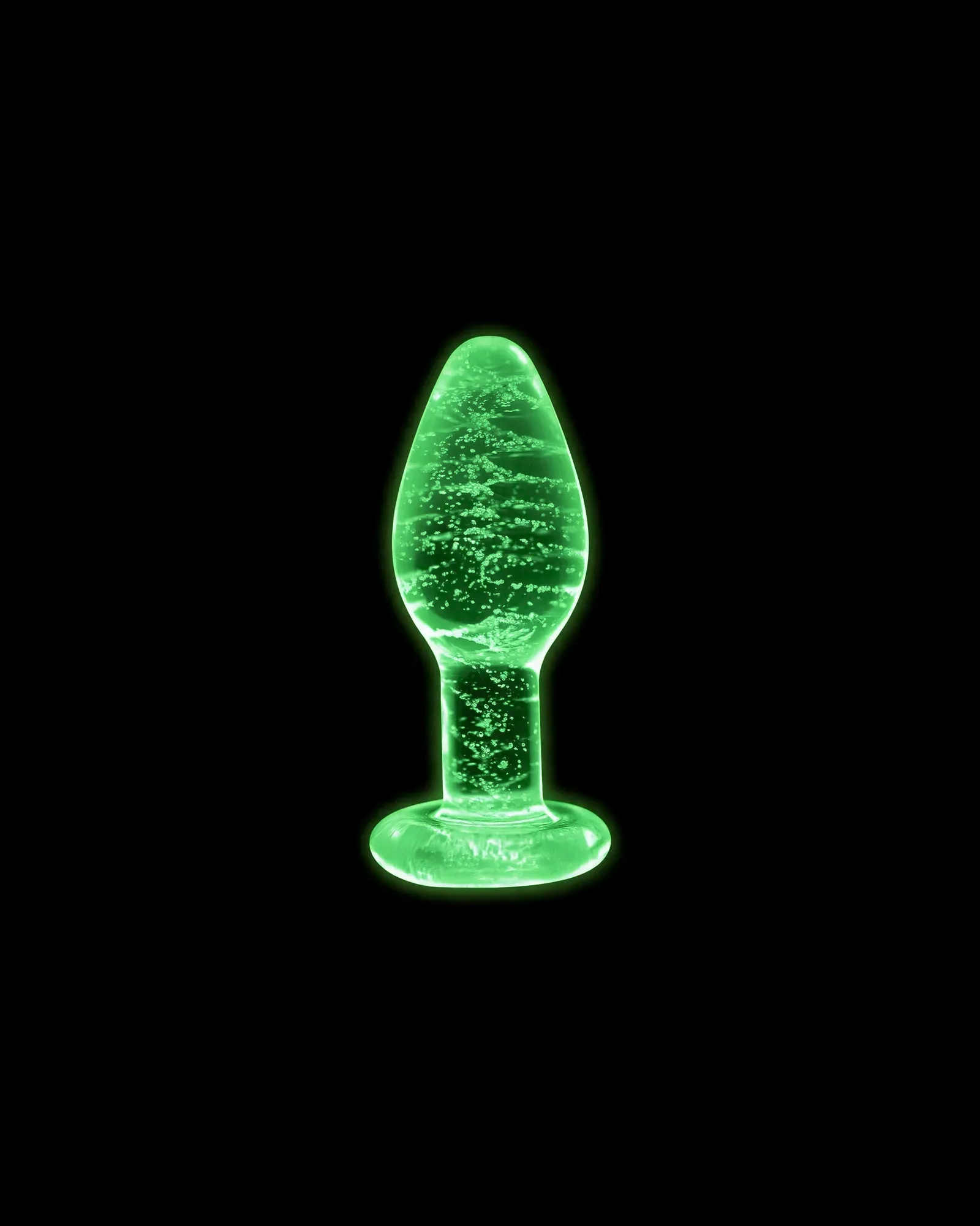 Booty Sparks Glow-In-The-Dark Anal Plug - Small