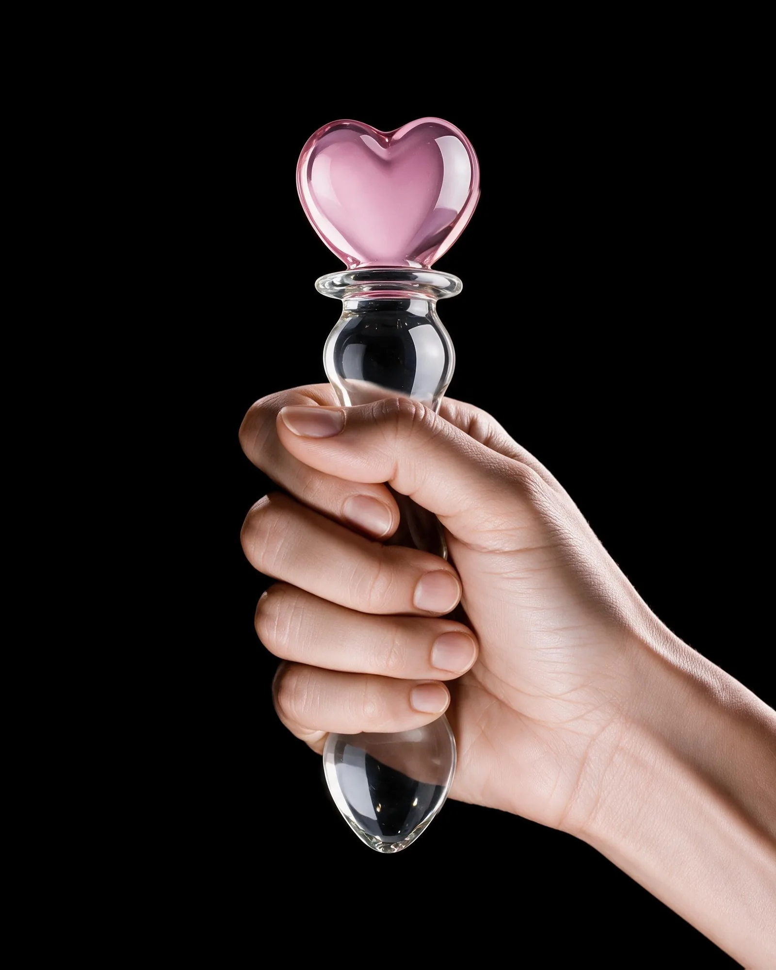 Gläs Sweetheart - Pink/Clear